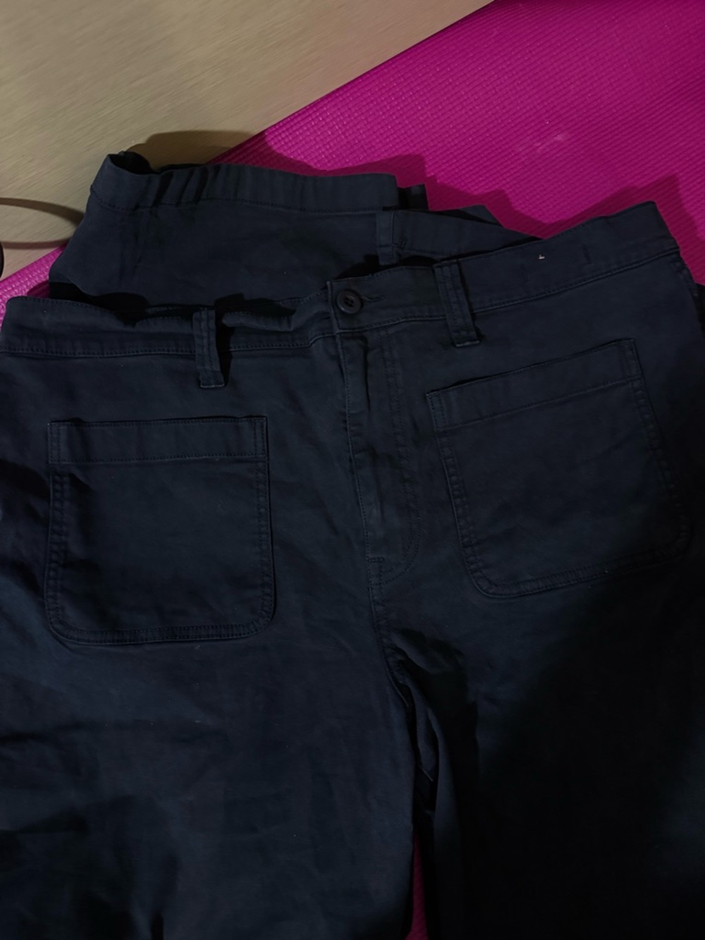 Madewell Emmet Wide Leg Pants Navy
